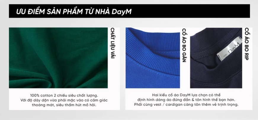 Áo 3 Lỗ Nam DayM